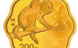 2016年1公斤梅花形生肖猴金币回收价格