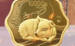 2019年1公斤梅花形生肖猪金币回收价格