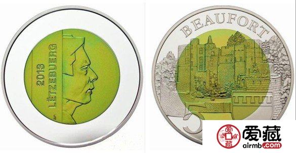 卢森堡发行博福尔城堡铌纪念币