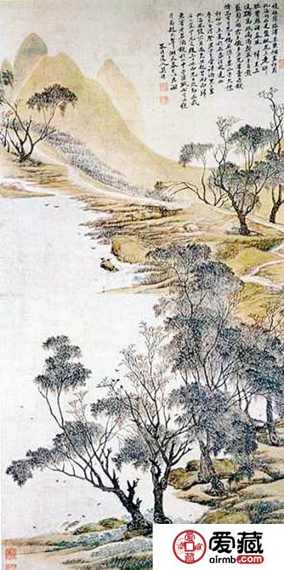 吴历《湖天春色图》