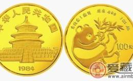 1984年版中国熊猫金币图片鉴赏