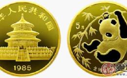 1985年版中国熊猫金币图片鉴赏