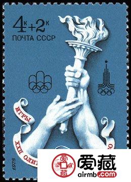 跳跃在邮票上的历届奥运火炬
