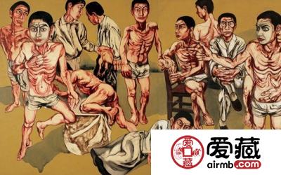 曾梵志的《协和医院系列之三》三联画