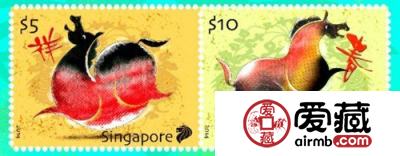 新加坡马年纪念邮票骏马体形似烧鸡？