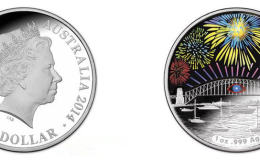 澳大利亚发行悉尼除夕夜幻彩纪念银币