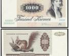 外国钱币赏析：丹麦倒三版1000克朗