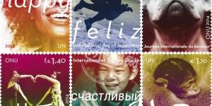 联合国发行庆祝国际幸福日邮票