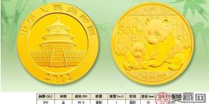 2012熊猫金币价格图片