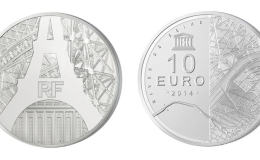 法国塞纳河畔纪念银币
