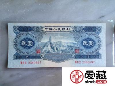 2元纸币价格与图片简介