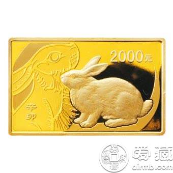 兔年金银纪念币图片欣赏