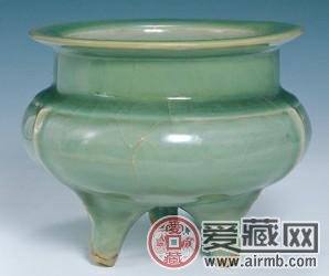 古代瓷香炉，三维一体，收藏空间极大