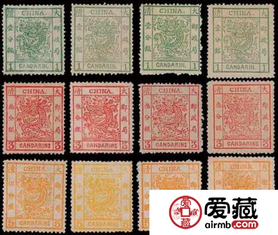 清朝邮票价格与图片