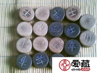 清代象棋子