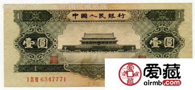 一块钱纸币价格与图片