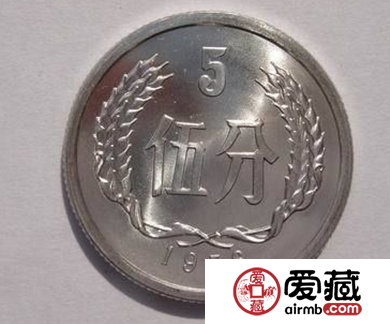 1956年5分硬币价格与图片介绍