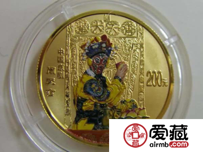 2002年闹天宫京剧1/2盎司彩金币图片及价格
