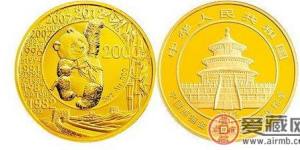 2012年熊猫发行30周年5盎司金币
