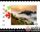 加拿大丹霞山风光邮票发行来由