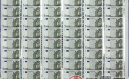 欧元连体钞最新价格图片