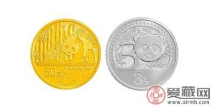 熊猫金币30周年金银纪念币套装图片及价格