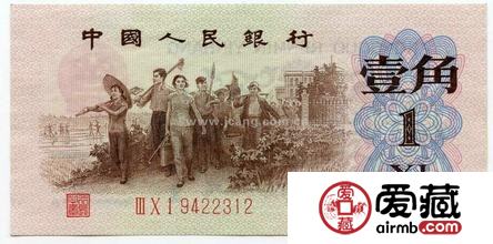 背綠水印壹角的市場行情分析