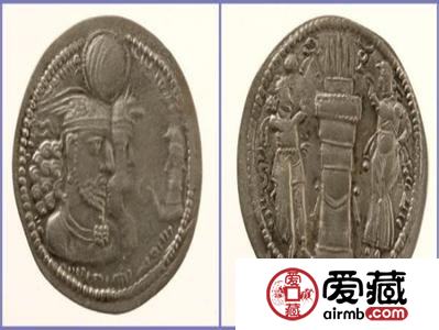 钱币鉴赏 萨珊王朝瓦赫兰二世银币