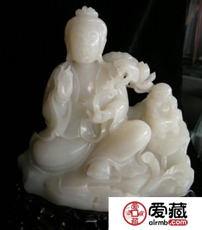 白玉观音收藏热度升高