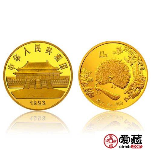 美丽脱俗---孔雀金币