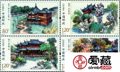 老上海的文化传承——豫园邮票