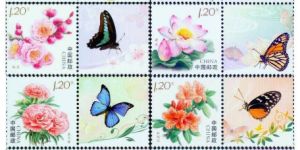 花卉个性化邮票，纸上开花的美丽故事