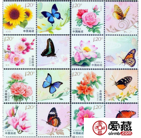 花卉个性化邮票，纸上开花的美丽故事