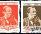 纪35 恩格斯诞生一三五周年纪念邮票
