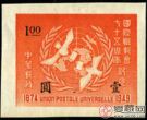 纪念邮票 纪29 国际联邮会七十五周年纪念邮票