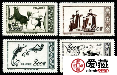 特种邮票 特3 伟大的祖国——敦煌壁画（第一组）