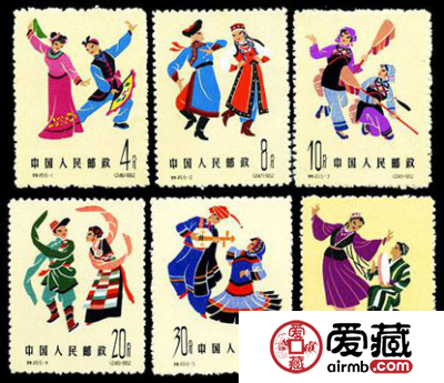  特种邮票 特49 中国民间舞蹈（第一组）