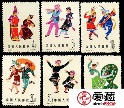 特种邮票 特55 中国民间舞蹈（第三组）