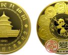 中国熊猫金币发行10周年纪念金币