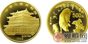中国乙亥(猪)年生肖纪念金币：5盎司金猪