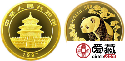 1997年版1/10盎司熊猫金币