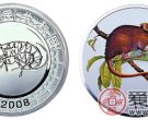 2008中国戊子(鼠)年1盎司彩色纪念银币