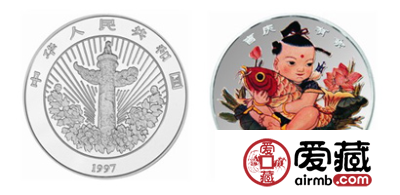 中国传统吉祥图：吉庆有余(精)1盎司10元