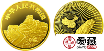 台湾光复回归祖国50周年纪念金币：台湾地图