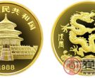 中国戊辰（龙）生肖金币：8g金龙