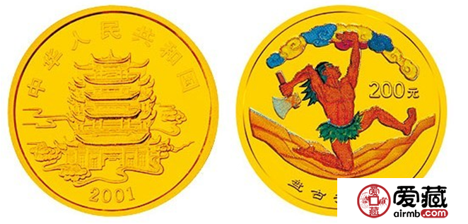 盘古开天地彩金币的价值走势