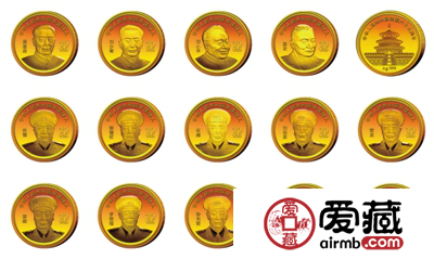 闻名中外的开国伟人纯金银纪念币