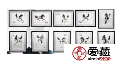 奔马丝绸邮票简介