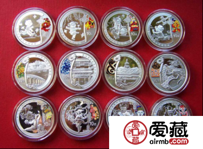 2008年奥运金银币  题材设计独特有价值