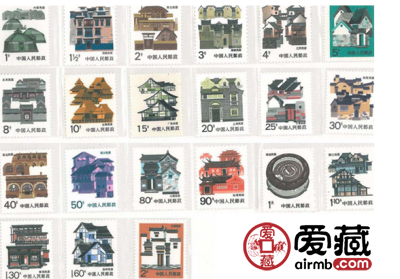 民居邮票，凝固艺术的魅力展现